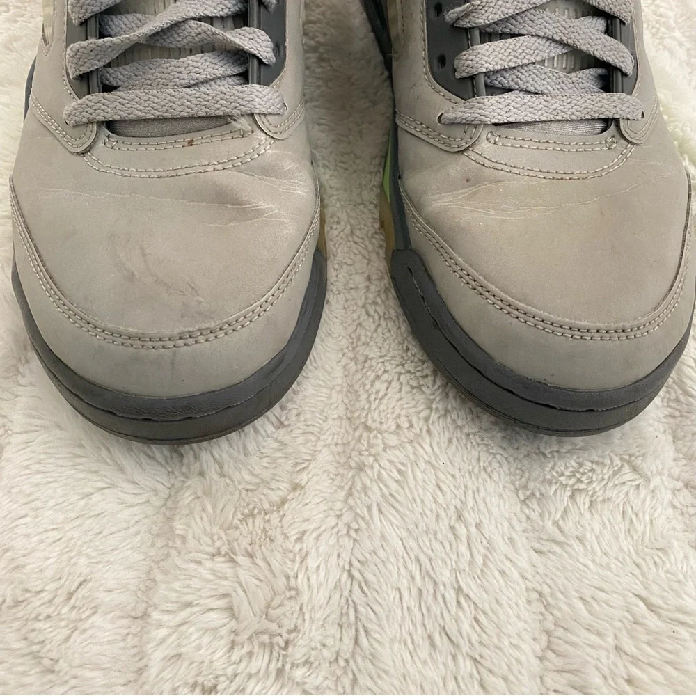 Jordan 5 Retro Green Bean 2022 High-Top Sneakers Size 10